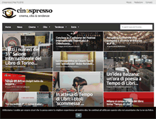 Tablet Screenshot of cinespresso.com